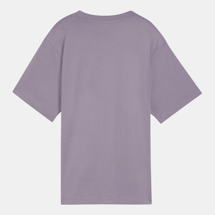 PUMA Women's Essentials Tape T-Shirt Purple PUMA Women's Essentials Tape T-Shirt Purple image number 1