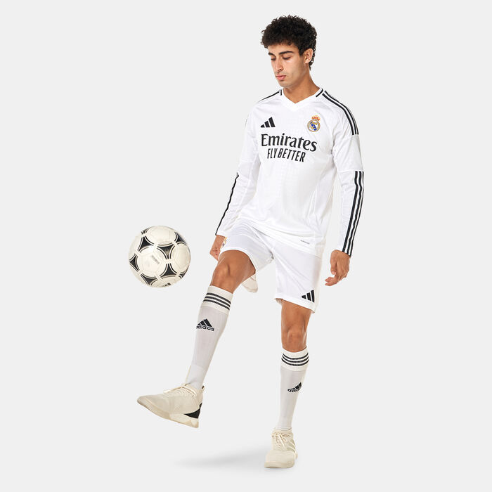 adidas Men's Real Madrid Home Football Jersey - 2024/25 White adidas Men's Real Madrid Home Football Jersey - 2024/25 White image number 2