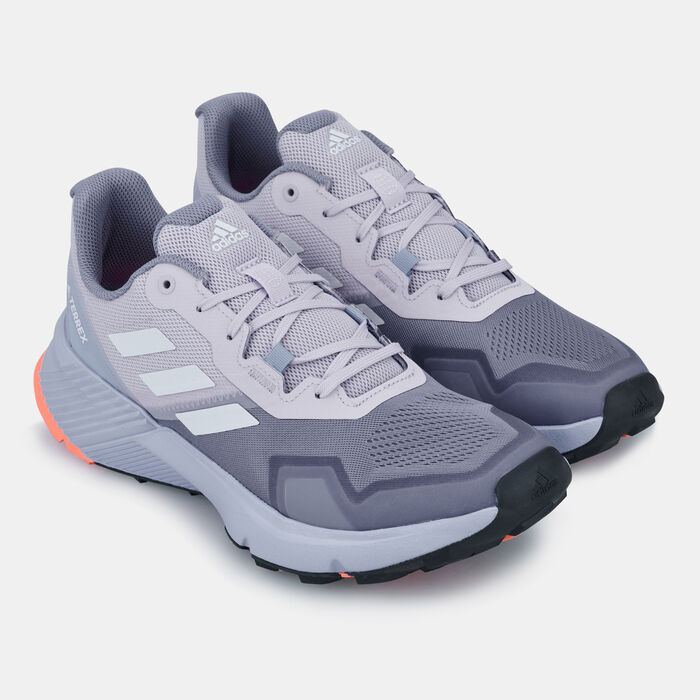 adidas Women's Terrex Soulstride Trail Running Shoe Blue adidas Women's Terrex Soulstride Trail Running Shoe Blue image number 1