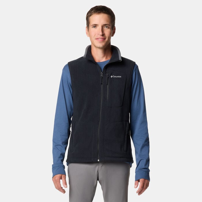 Columbia Men's Fast Trek Fleece Vest Black Columbia Men's Fast Trek Fleece Vest Black image number 0