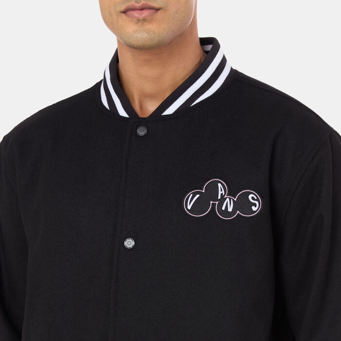 Vans Men's Scuttle Baseball Jacket Black image number 3