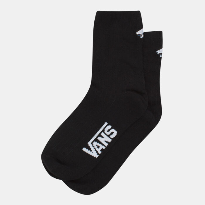 Vans Women's Kickin It Crew Socks (1 Pair) Black image number 0