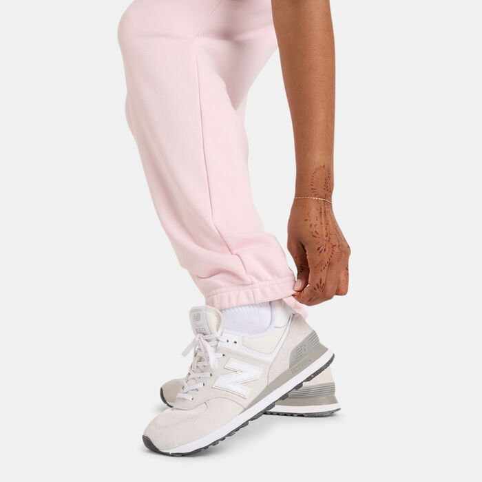 New Balance Women's Sport Essentials French Terry Sweatpants Pink image number 4