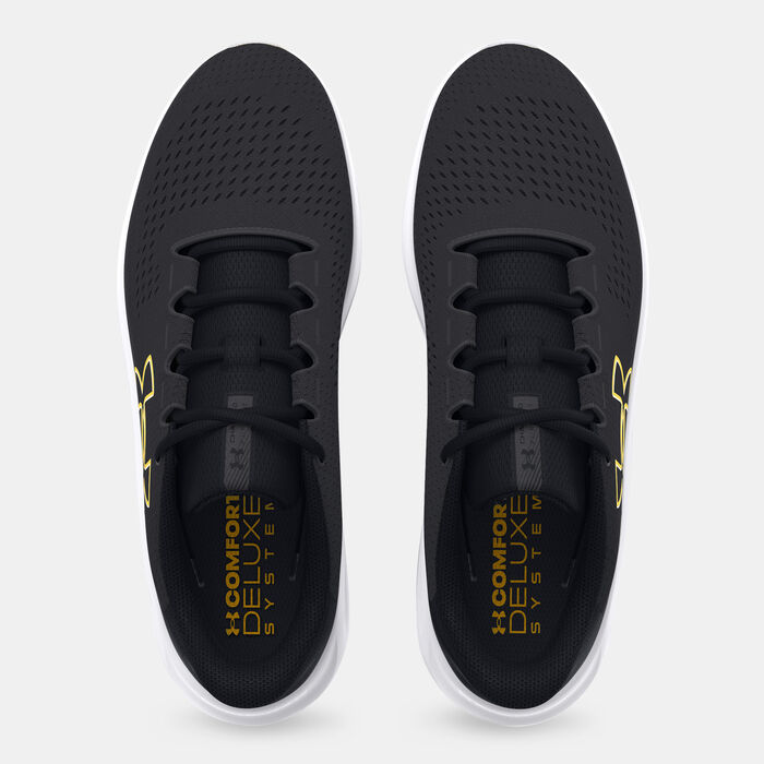 Under Armour Men's Charged Pursuit 3 Big Logo Running Shoes Grey Under Armour Men's Charged Pursuit 3 Big Logo Running Shoes Grey image number 4