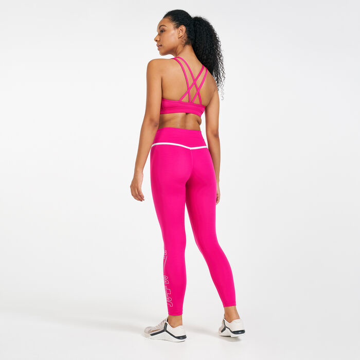 Nike Women's One Icon Clash Leggings Red Nike Women's One Icon Clash Leggings Red image number 1