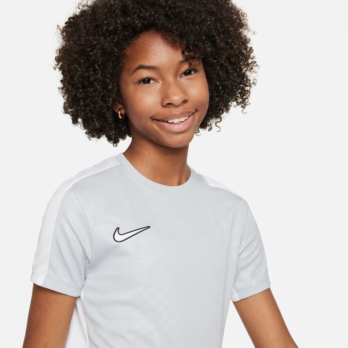 Nike Kids' Dri-FIT Academy Football Top Grey Nike Kids' Dri-FIT Academy Football Top Grey image number 3