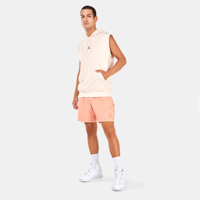 Jordan Men's Dri-FIT Sport Sleeveless Pullover Hoodie Ivory image number 2