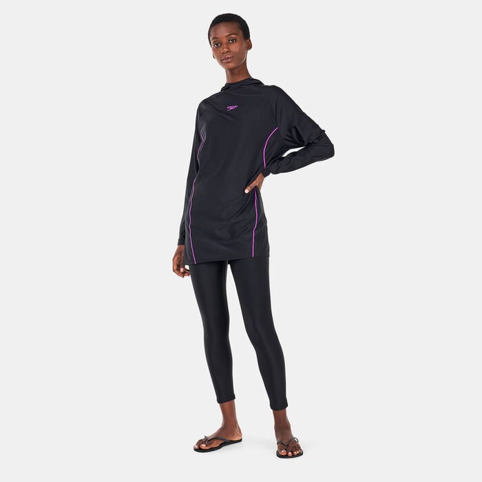 Speedo Women's Essential Leggings Black Speedo Women's Essential Leggings Black image number 2