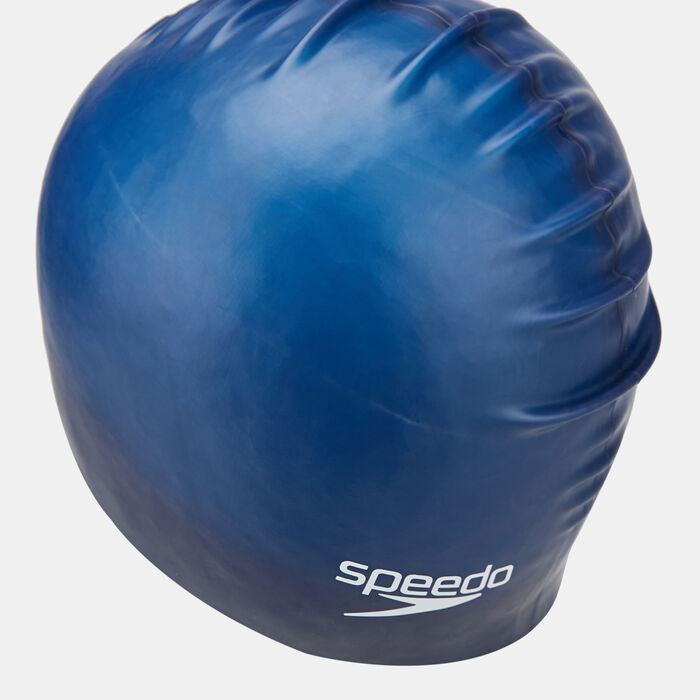 Speedo Flat Silicone Cap Blue Speedo Flat Silicone Cap Blue image number 2