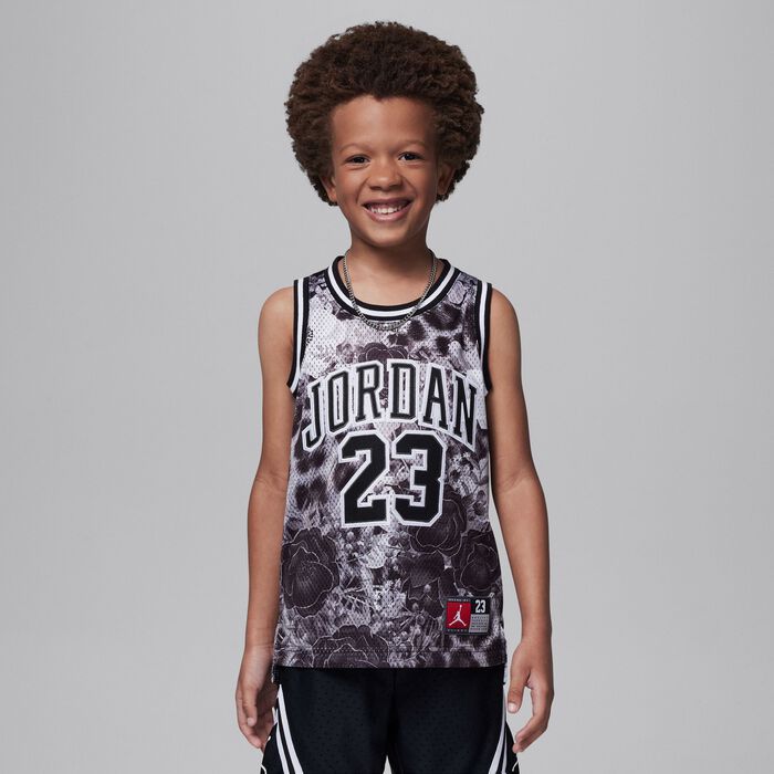 Jordan Kids' 23 Printed Jersey Grey Jordan Kids' 23 Printed Jersey Grey image number 0
