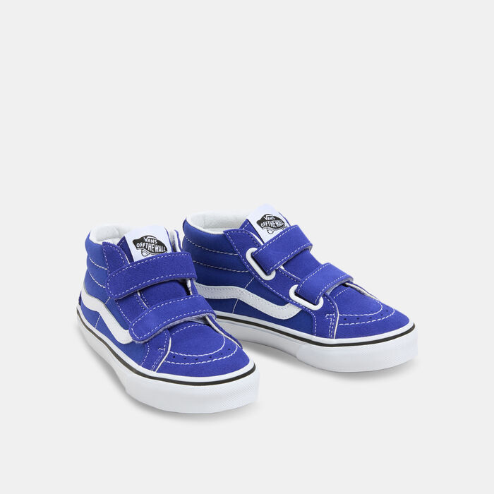Vans Kids' Sk8-Mid Reissue Velcro Unisex Shoes (Younger Kids) White Vans Kids' Sk8-Mid Reissue Velcro Unisex Shoes (Younger Kids) White image number 1