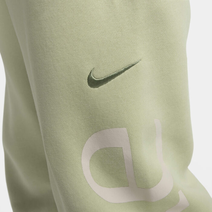 Nike Women's Sportswear Phoenix Fleece Oversized Logo Tracksuit Bottoms Green Nike Women's Sportswear Phoenix Fleece Oversized Logo Tracksuit Bottoms Green image number 5