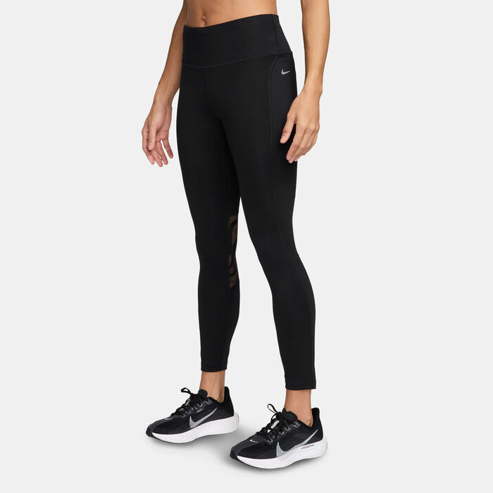 Nike Women's Fast 7/8 Running Leggings Black image number 0