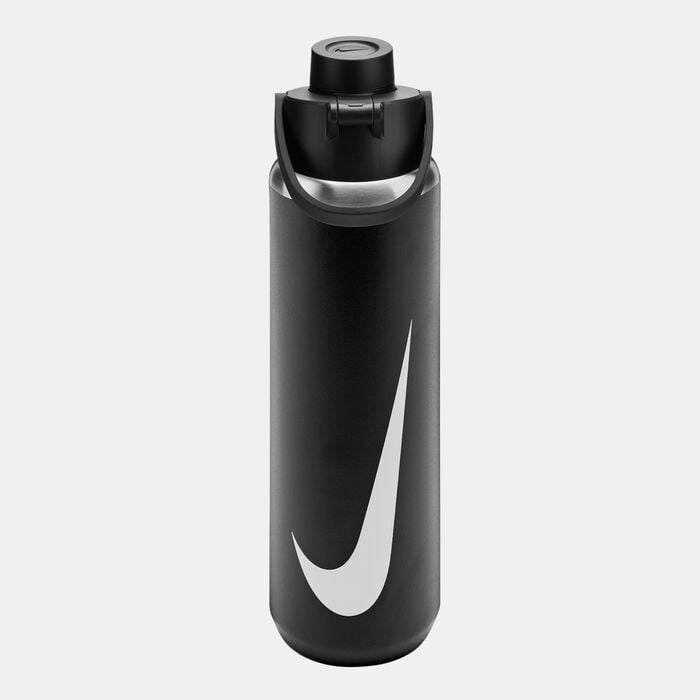 Nike Recharge Chug Water Bottle Black Nike Recharge Chug Water Bottle Black image number 0