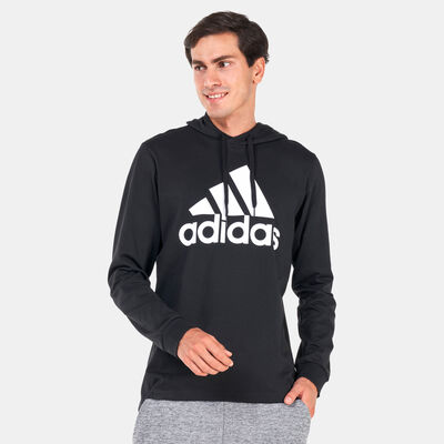 adidas Men's Essentials Logo Hoodie Black