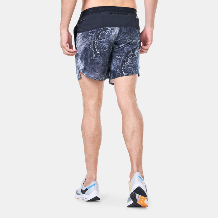 Nike Men's Dri-FIT Brief-Lined Running Shorts Grey Nike Men's Dri-FIT Brief-Lined Running Shorts Grey image number 1