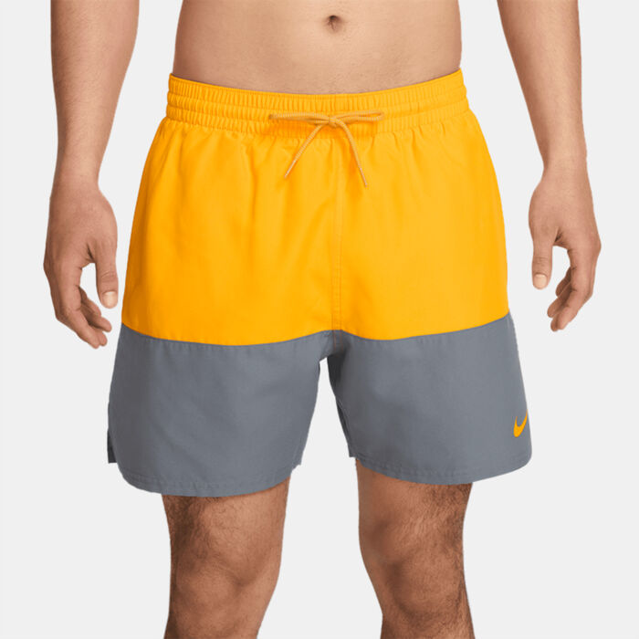 Nike Swim Men's Split Swim Trunks Orange image number 3