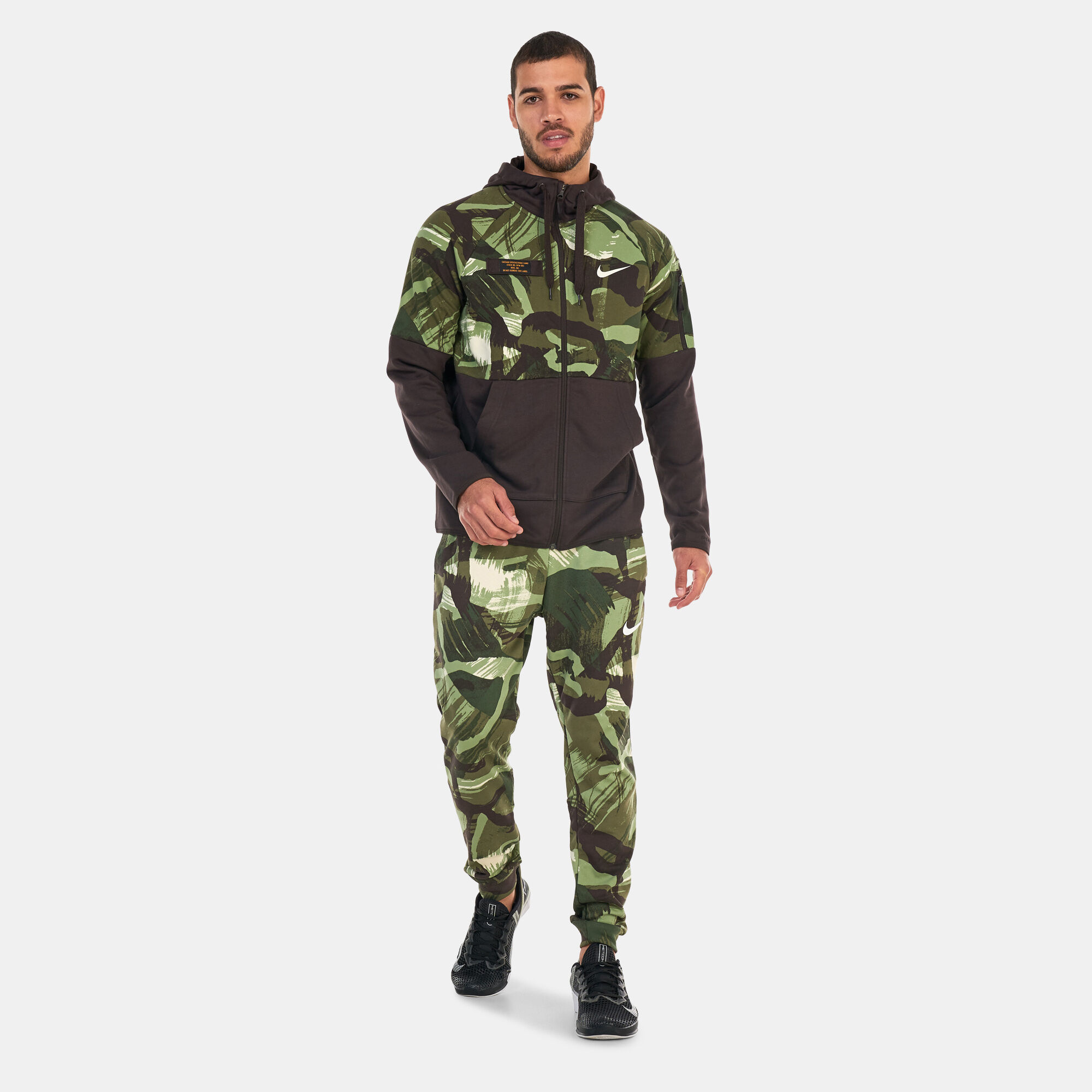 Nike dri fit camo hoodie on sale