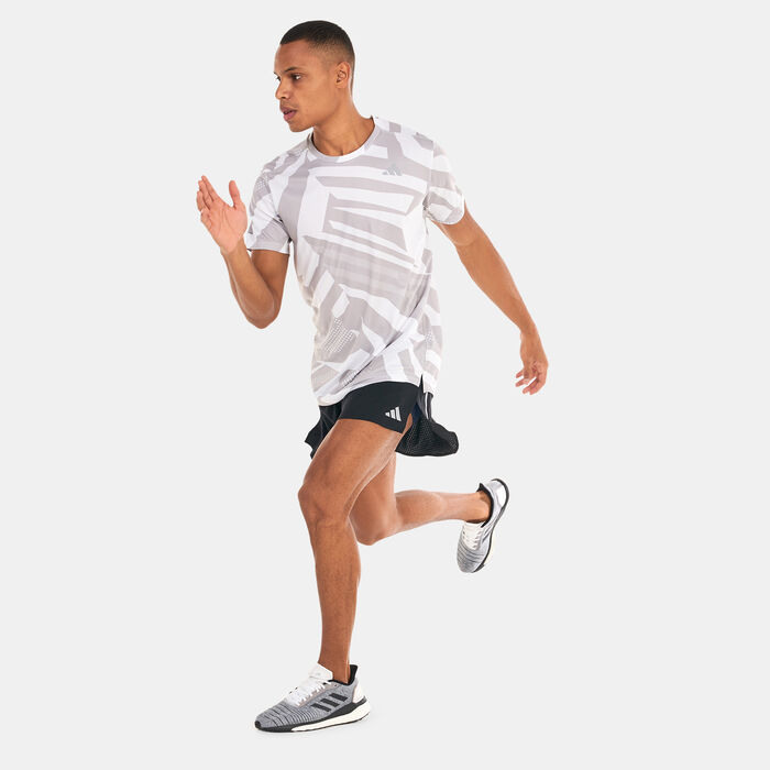 adidas Men's Fast Split Shorts Black adidas Men's Fast Split Shorts Black image number 2