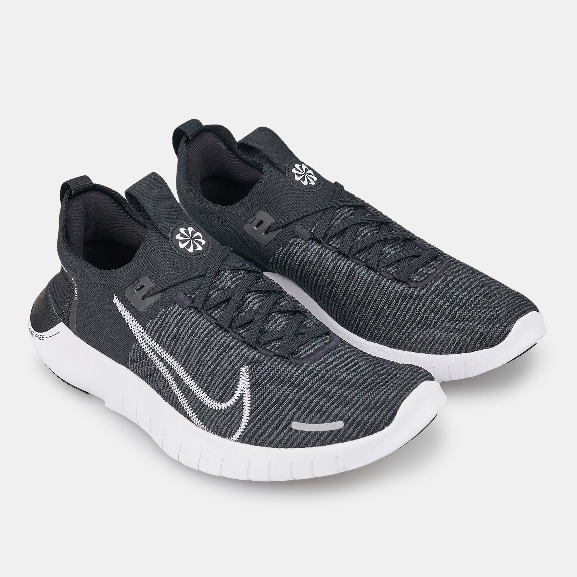 Nike men's free flyknit running shop shoes
