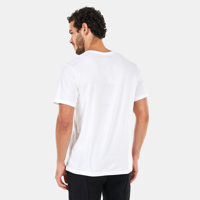 Tee Library Men's Supima Straight Hem T-Shirt White Tee Library Men's Supima Straight Hem T-Shirt White image number 1