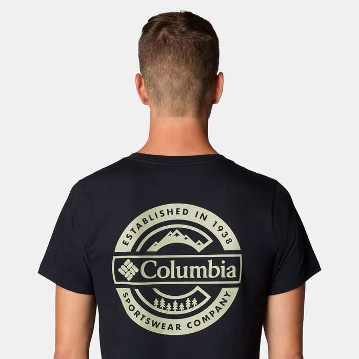 Columbia Men's Rapid Ridge Back Graphic T-Shirt Black Columbia Men's Rapid Ridge Back Graphic T-Shirt Black image number 3