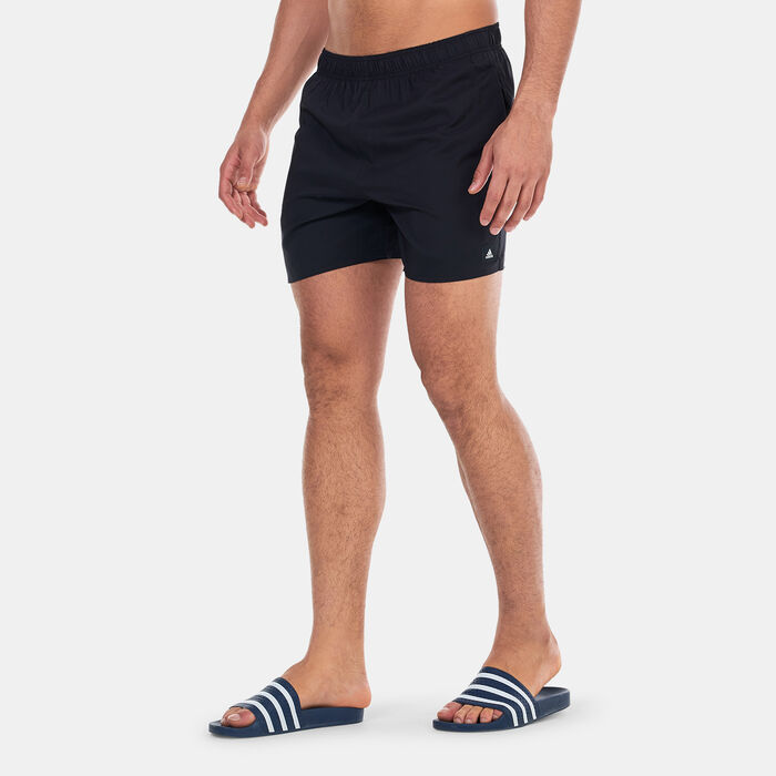 adidas Men's Solid CLX Swimming Shorts Black adidas Men's Solid CLX Swimming Shorts Black image number 0