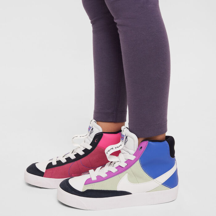 Nike Kids' Sportswear Classic High-Waisted Leggings Purple image number 3