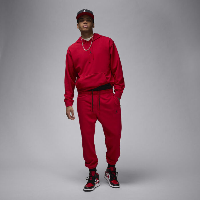 Jordan Men's Sport Crossover Dri-FIT Hoodie Red image number 5