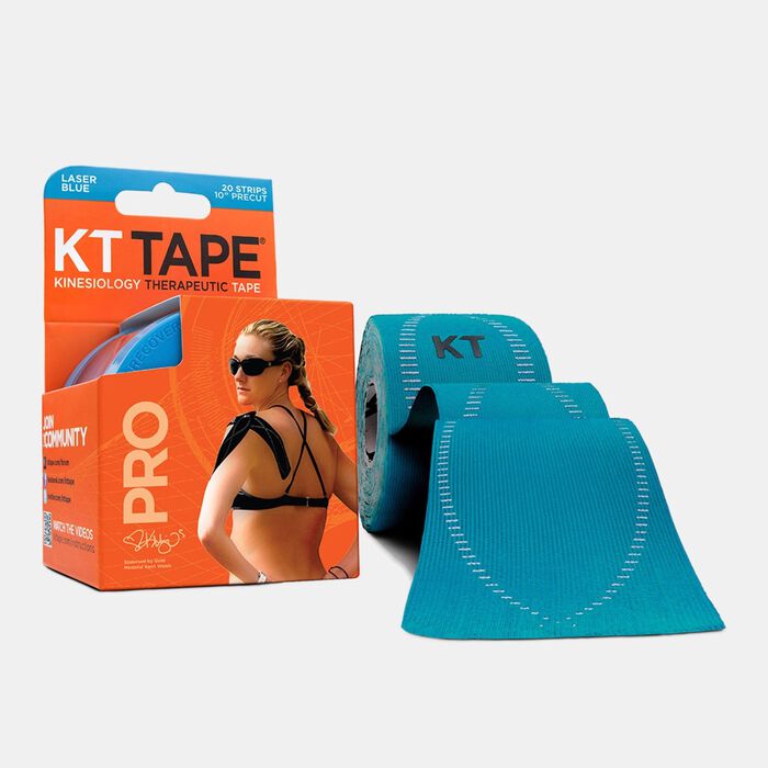 KT Tape Pro Pre-Cut 20 Strip Synthetic Blue KT Tape Pro Pre-Cut 20 Strip Synthetic Blue image number 0