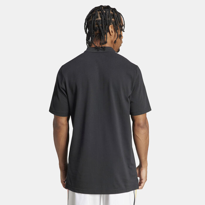 adidas Men's Germany DNA 3-Stripes Polo Shirt Black image number 1