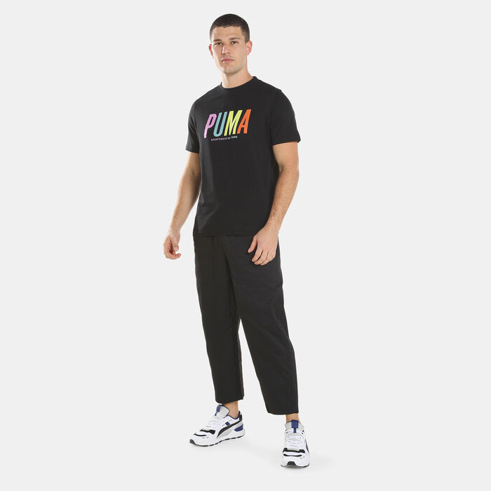 PUMA Men's Downtown Twill Tapered Pants Black PUMA Men's Downtown Twill Tapered Pants Black image number 2