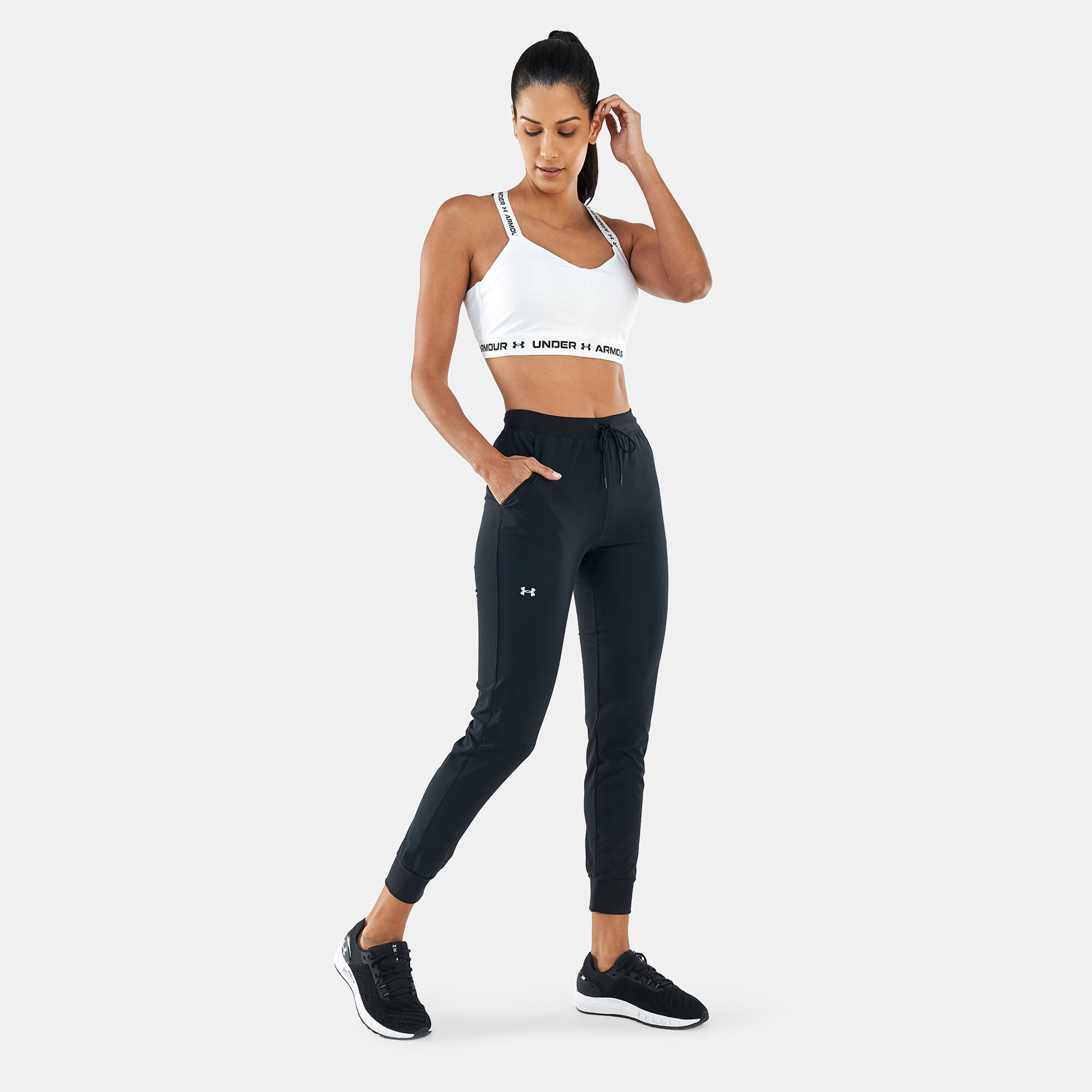 Women's ua armour sport best sale graphic pants