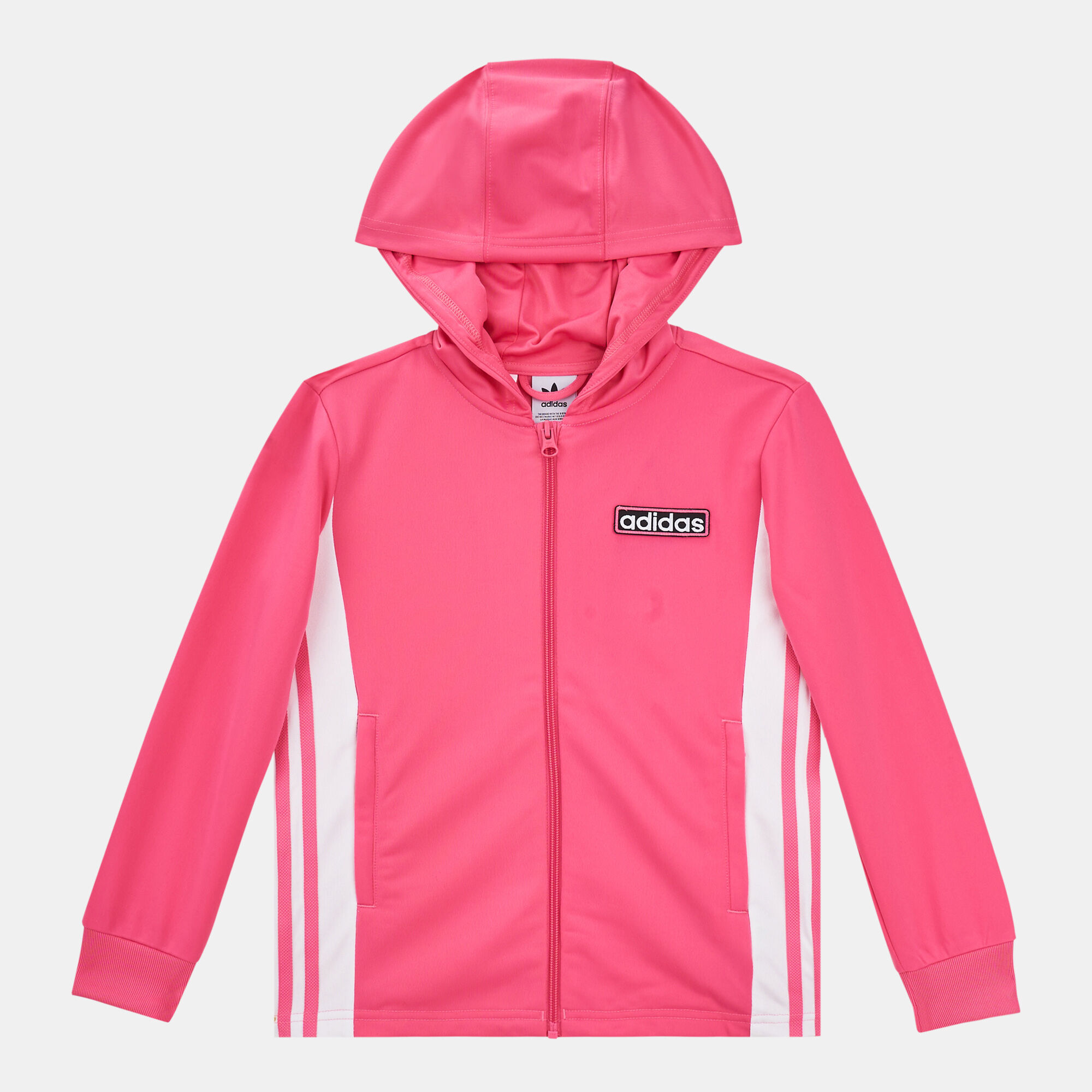 Pink adidas zip hoodie store