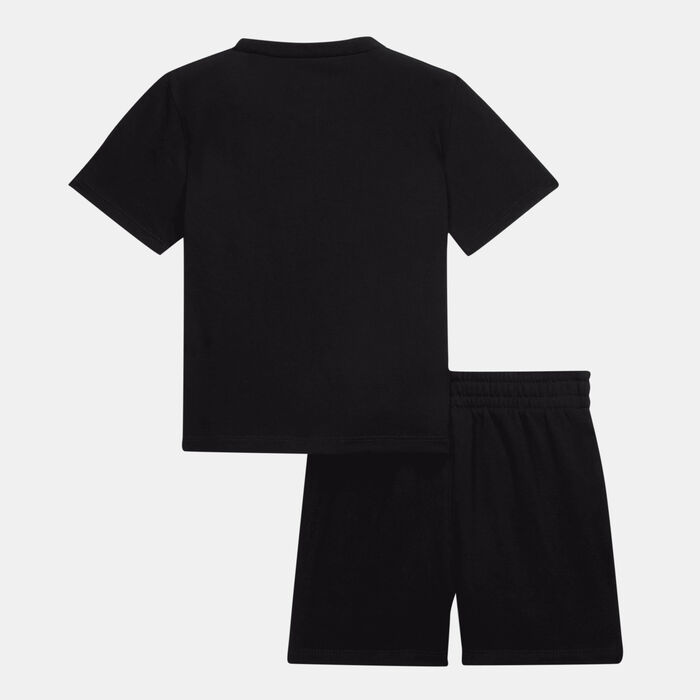 Jordan Kids' Brooklyn Fleece T-Shirt and Shorts Set Black image number 1