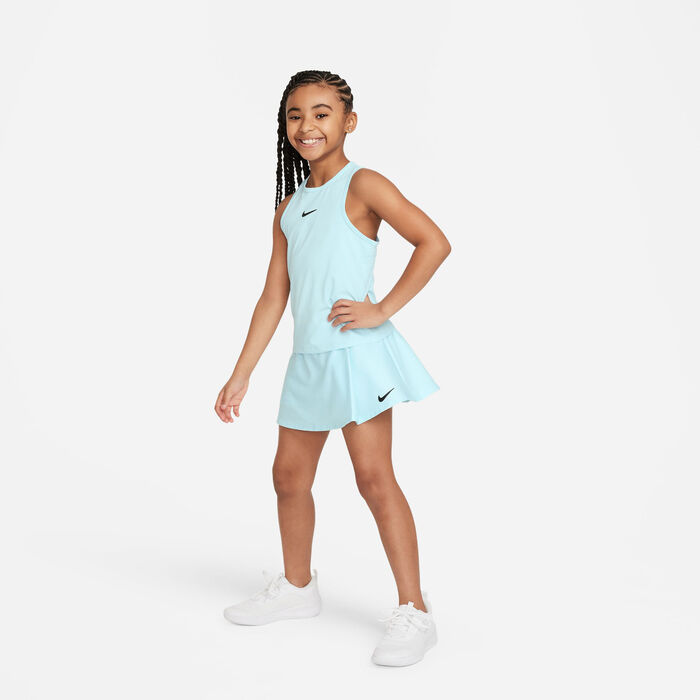 Nike Kids' Court Victory Tennis Skirt (Older Kids) Blue image number 2
