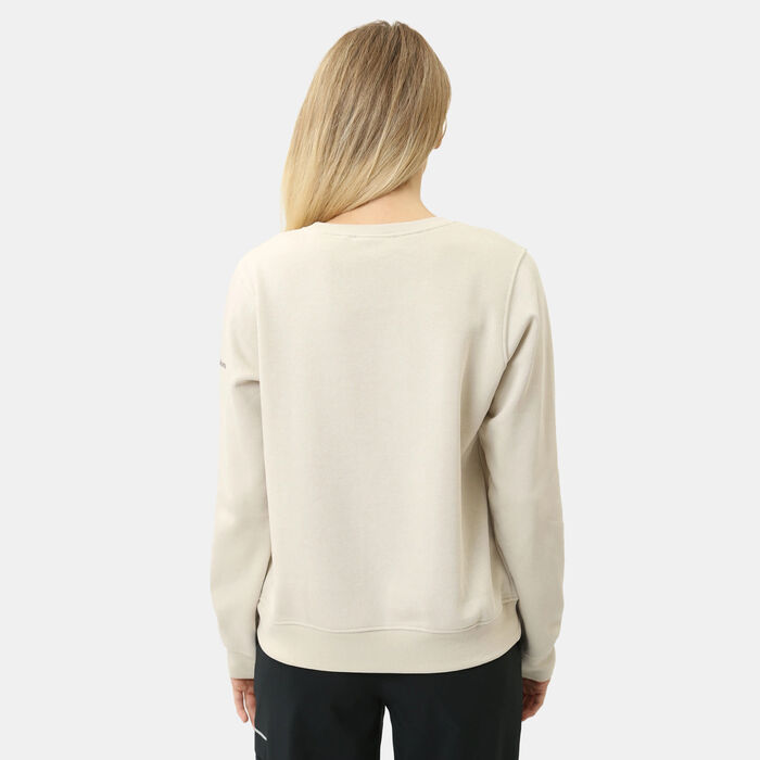 Columbia Women's Beaumount Graphic Sweatshirt Beige Columbia Women's Beaumount Graphic Sweatshirt Beige image number 1