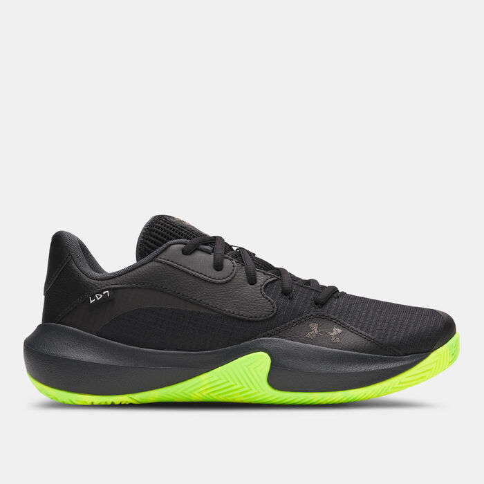 Under Armour Lockdown 7 Low Basketball Shoes Black image number 0