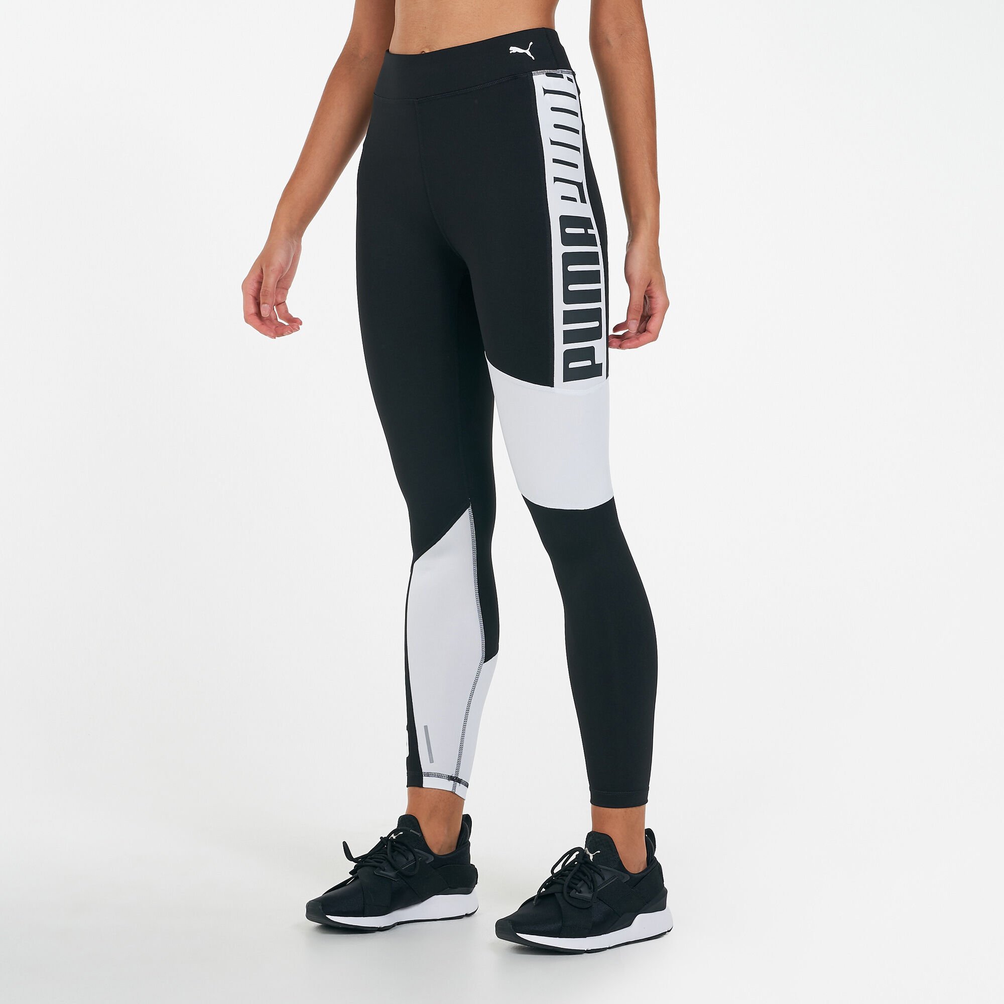 Women s Favourite Logo High Waist 7 8 Training Leggings Black PUMA in KSA SSS