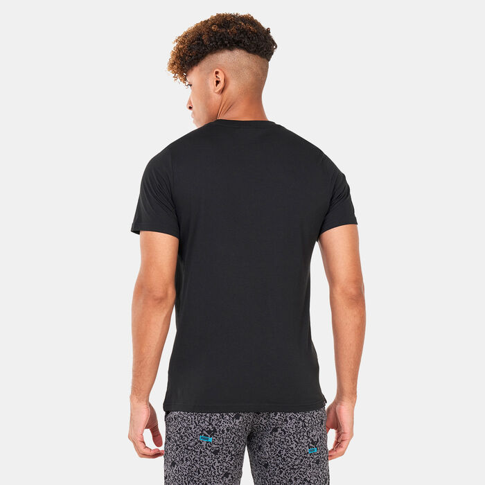 PUMA Men's Brand Love T-Shirt Black PUMA Men's Brand Love T-Shirt Black image number 1