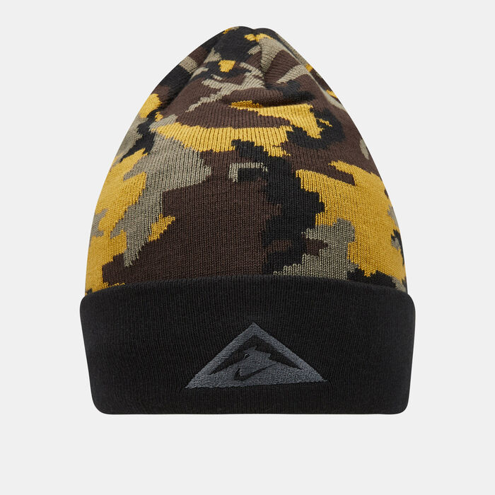 Nike Men’s Dri-FIT Trail Camo Beanie Green image number 0