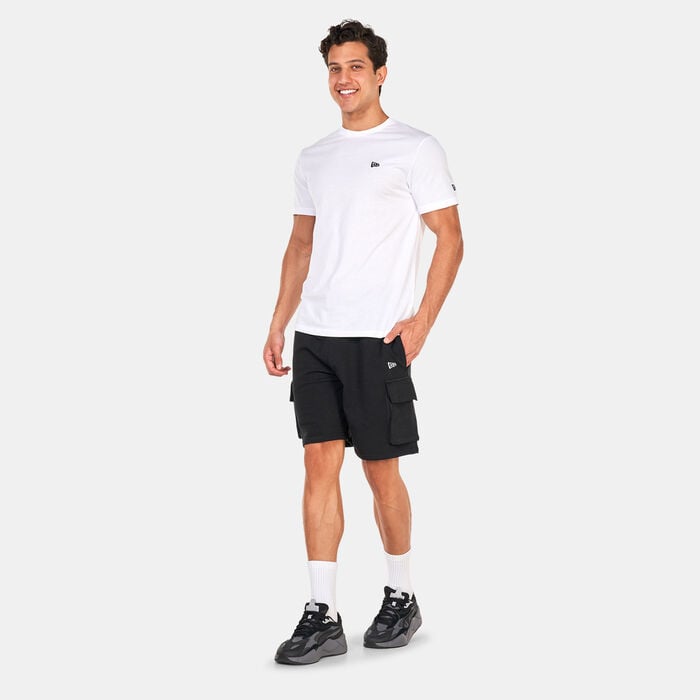 New Era Men's Essentials Cargo Shorts Black New Era Men's Essentials Cargo Shorts Black image number 2