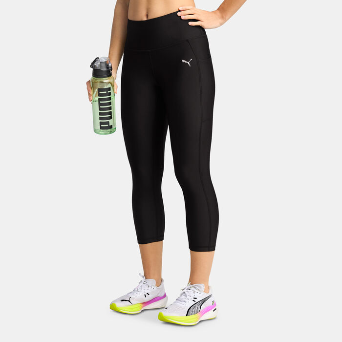 PUMA Women's VELOCITY 3/4 Running Leggings Black PUMA Women's VELOCITY 3/4 Running Leggings Black image number 0