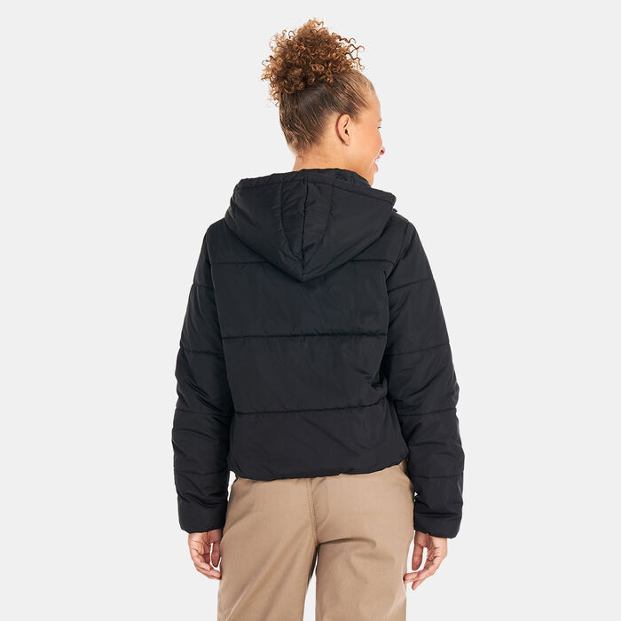 Vans Women's Short Puffer Jacket Black Vans Women's Short Puffer Jacket Black image number 1
