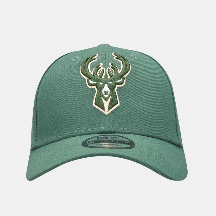 New Era Men's 9Forty Milwaukee Bucks League Cap Green New Era Men's 9Forty Milwaukee Bucks League Cap Green image number 0