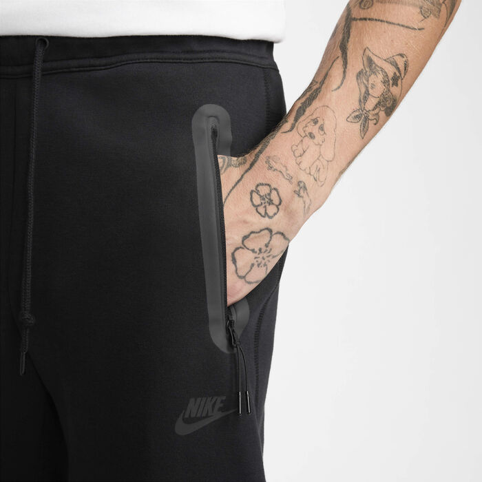 Nike Men's Tech Fleece Open-Hem Trousers Black Nike Men's Tech Fleece Open-Hem Trousers Black image number 3