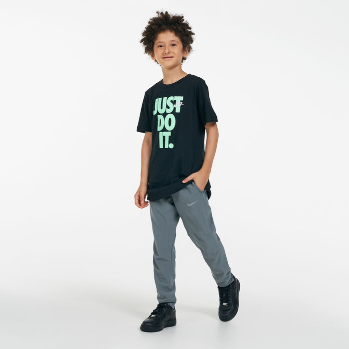 Nike Kids' Dri-FIT Woven Training Pants Grey image number 2