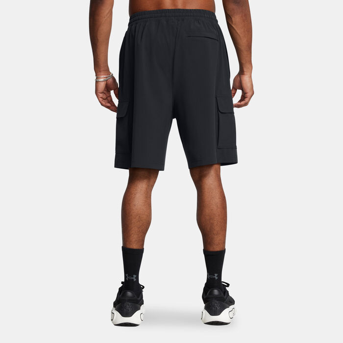 Under Armour Men's Vibe Woven Training Cargo Shorts Black Under Armour Men's Vibe Woven Training Cargo Shorts Black image number 1