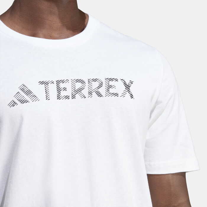 adidas Men's Terrex Classic Logo T-Shirt White adidas Men's Terrex Classic Logo T-Shirt White image number 3