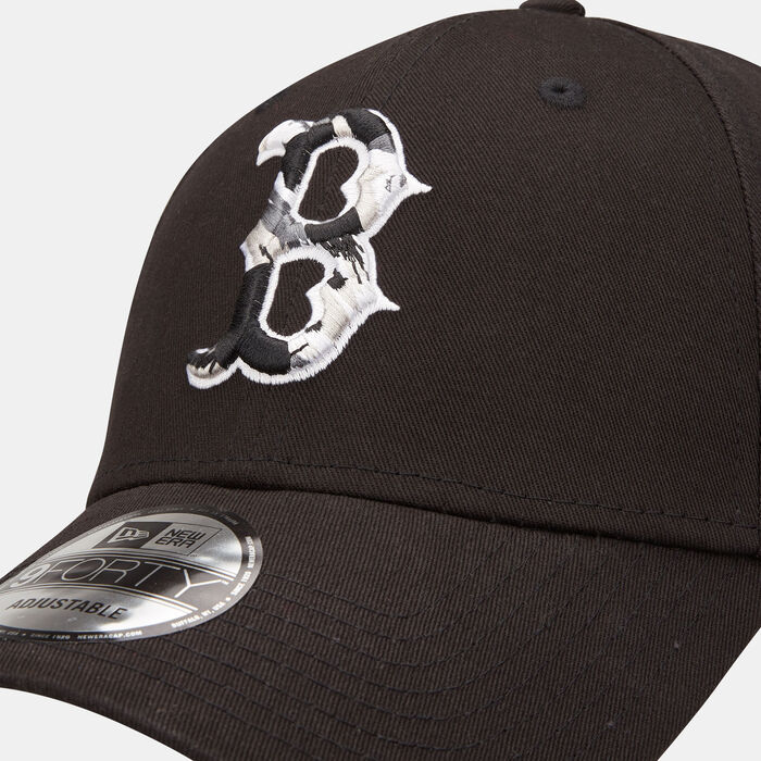 New Era Men's Boston Red Sox Camo Logo 9FORTY Cap Black New Era Men's Boston Red Sox Camo Logo 9FORTY Cap Black image number 2